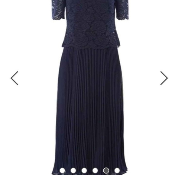 Dress with lace overlay - Picture 4 of 5